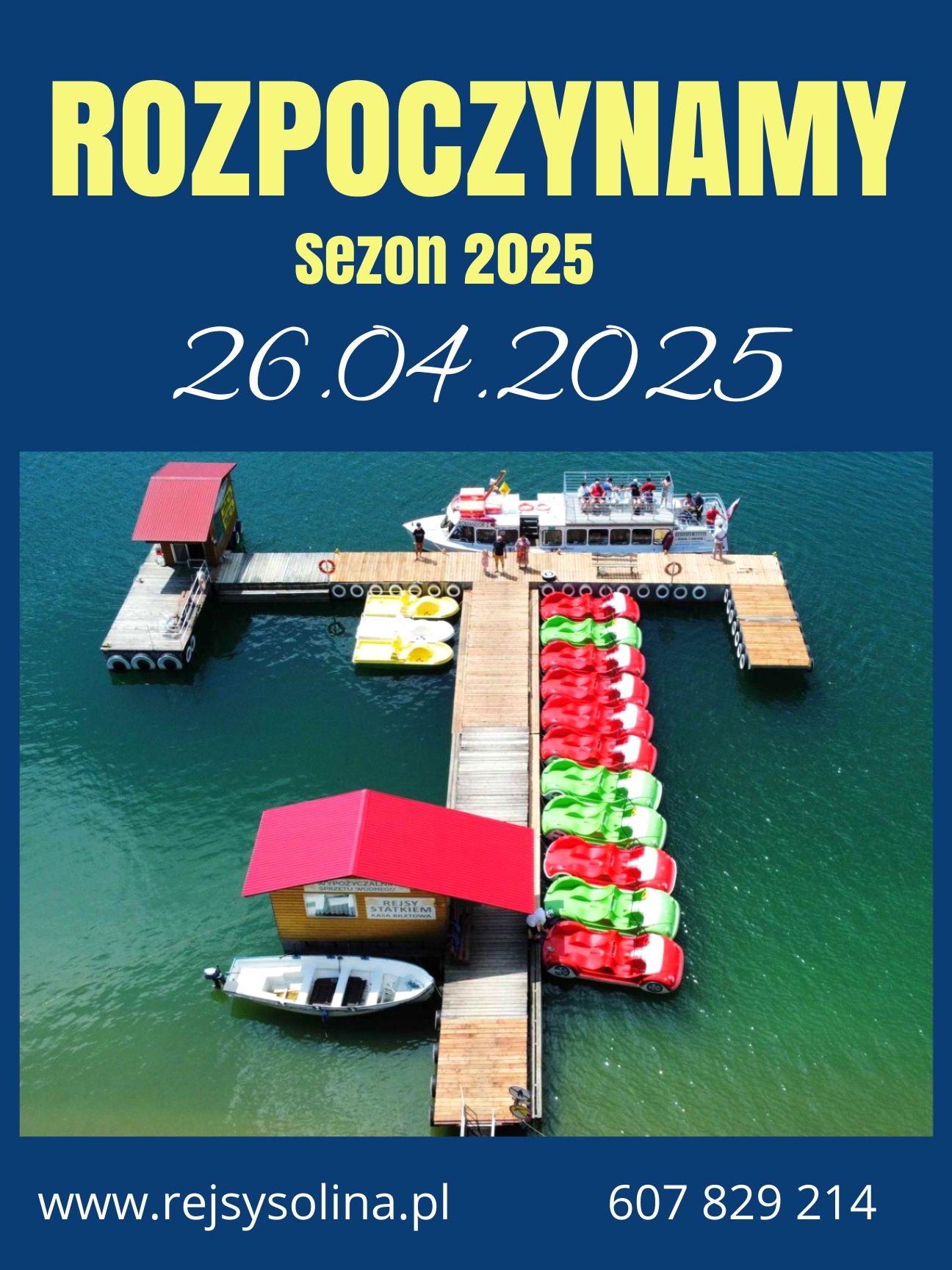Już dziś oficjalnie OTWIERAMY sezon 2025  ️⛵  Czekamy na Was nad wodą   Zapraszamy !